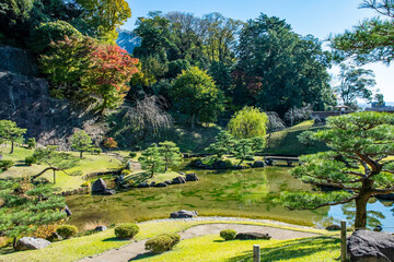 Japanischen Garten,  Kanazawa, Japan