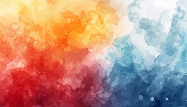 Vector Abstract Watercolor Design Background