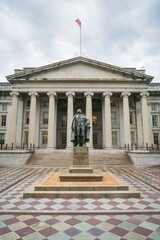Obraz premium United States Department of the Treasury in Washington D.C.