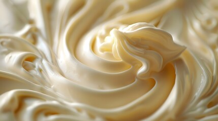 close up of cream