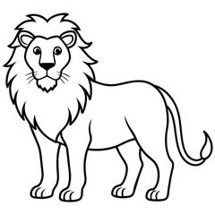 illustration of a lion