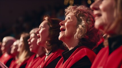 Obraz premium Harmonious Voices Spreading Joy