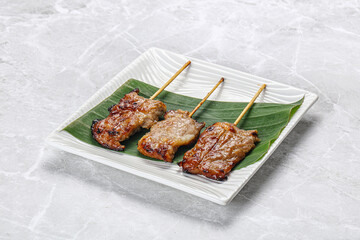 Thai cuisine - grilled pork skewer