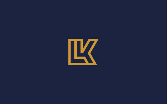 letters lk or kl logo icon design vector design template inspiration