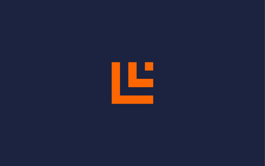 letter ll with square logo icon design vector design template inspiration