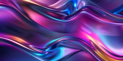 Vivid abstract wavy background with a fluid mix of colors.