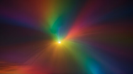 Creative light bulb explodes with colorful paint and colors. New idea, brainstorming concept. Banner.generative.ai