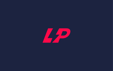 letter lp with electricity logo icon design vector design template inspiration