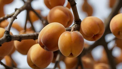 Foto op Plexiglas in the brown photo around thein the brown photo around the apricot apricot © Hataf