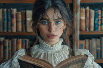 A person dressed as a character from a beloved book - obrazy, fototapety, plakaty