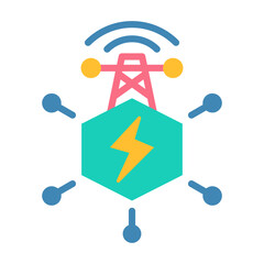 Smart Grids Icon