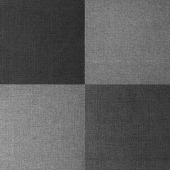 Fototapeta premium Black and white cloth texture background. Natural material pattern cover 3D illustration