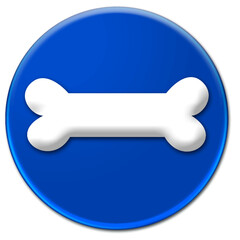 Fototapeta premium Bone sign icon