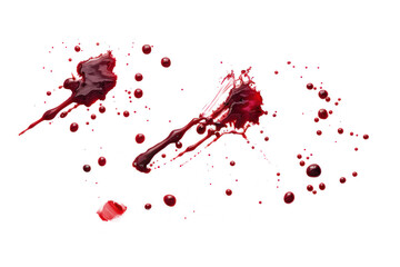 blood drops cut-out clipping path, blood stains cut out isolated, PNG