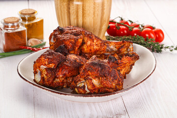 Indian tandoori turkey shoulder wing