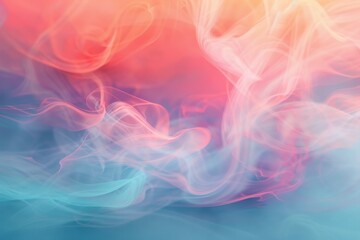 Vivid pink and blue fabric flowing gracefully. Colorful textile in motion