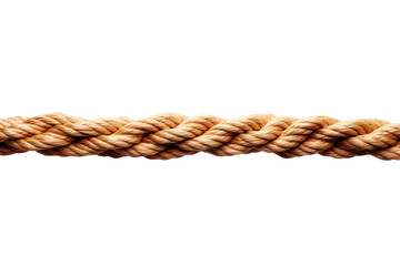 Twisted Elegance: A Ropes Texture Unveiled. On White or PNG Transparent Background.