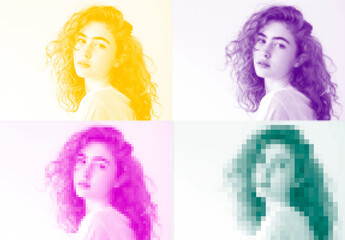 Colorful Effect 90's Pixel