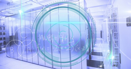 This image shows a digital image of mathematics problems being processed on a green background the i