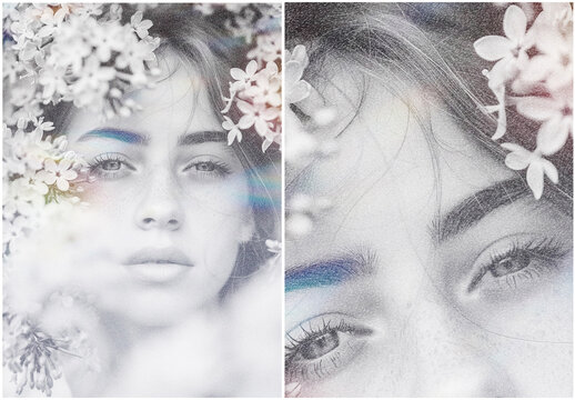Effect Photography Portrait Reflection Grain