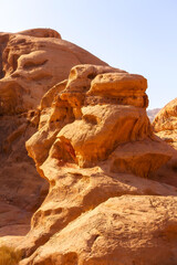 Wadi Rum desert rocks, Jordan, Middle east