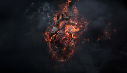 Heart in Flames - 785135148
