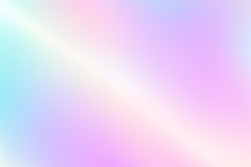 Holographic background with vertical gradient, pastel rainbow color, grainy texture with copyspace and blank empty copy space for photo text or design - obrazy, fototapety, plakaty