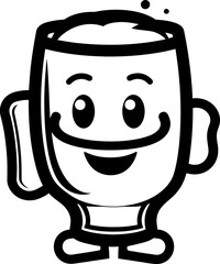 Brew Buddies Emblematic Vector Logo Pocket Pints Symbol of Portable Enjoyment