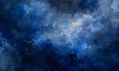 Mystical night sky, Generative AI