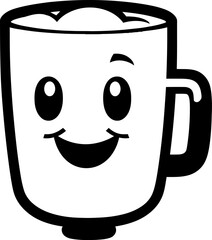 Brew Buddy Symbol of Companionable Drinking Cute Quaff Iconic Emblem of Adorable Sips