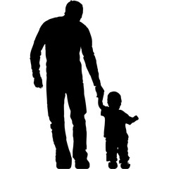 silhouette of a parent