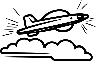 Doodle Dreams Imaginary Air Travel Flight Sketches Playful Aircraft Art