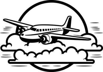 Flight Doodle Playful Plane Design Doodle Glide Whimsical Air Travel Icon