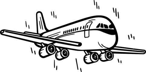 Doodle Wings Sketchy Flight Logo Flight Doodle Playful Plane Design