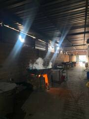 making of ayurvedic item or making of shilajeet or shilajit in a factory near by jodhpu rajasthan...