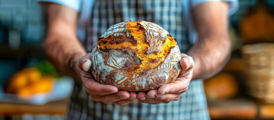 Sourdough bread is made through a natural fermentation process using wild yeast and lactobacilli bacteria, resulting in its distinctive tangy flavor and chewy texture