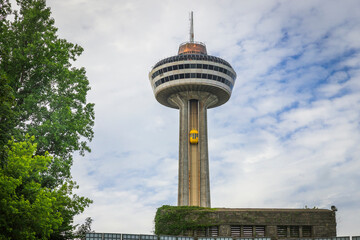 Beautiful shot of the Skylon Tower in Niagara Falls
