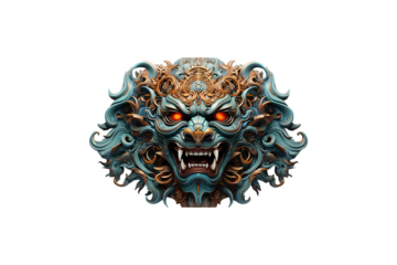 Phad Painting on transparent background.