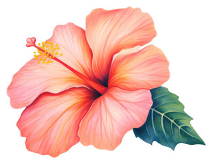 PNG Hibiscus hibiscus flower plant. - obrazy, fototapety, plakaty