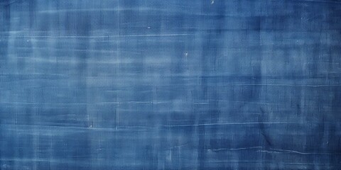 Indigo canvas texture background, top view. Simple and clean wallpaper with copy space area for text or design