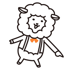 色加工ok ひつじ素材No.19 こっち_下