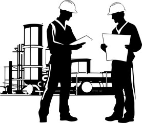 Design Dynamics Engineers and Plan Symbol Engineering Endeavor Blueprint Holding Duo Icon