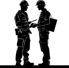 Blueprint Builders Engineering Paper Emblem Creative Collaboration Engineer Vector Logo