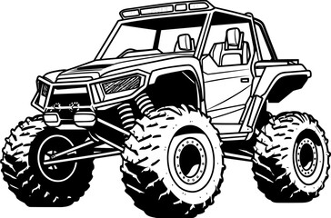 Outdoor Voyager Emblematic UTV Design Adventure Cruiser UTV Logo for Outdoor Enthusiasts