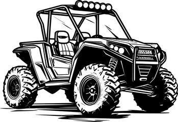 Off Road Maverick Vector Logo for UTV Enthusiasts UTV Adventure Seeker Emblematic Design for Outdoor Exploration