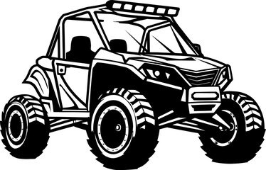 Adventure Cruiser UTV Logo for Outdoor Exploration UTV Trail Master Emblematic Logo for Terrain Conquerors