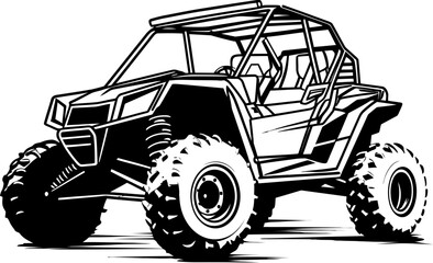 Outdoor Voyager Emblematic UTV Design Adventure Cruiser UTV Logo for Outdoor Exploration