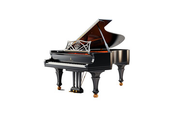 Piano Accessories on transparent background.