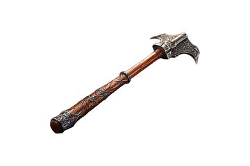 Pickaxe Handle on transparent background.