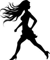 Glamour Cart Chic Shopping Trolley Emblem Boutique Belle Fashionable Trolley Icon